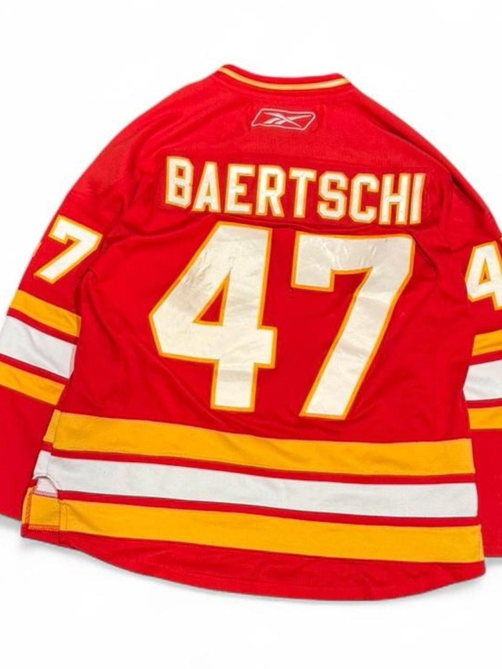 Vintage Reebok NHL Baertschi Red Hockey Jersey